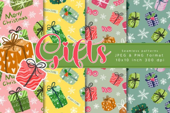 Download GIFTS Christmas Pattern Mini Set - Gift Collection