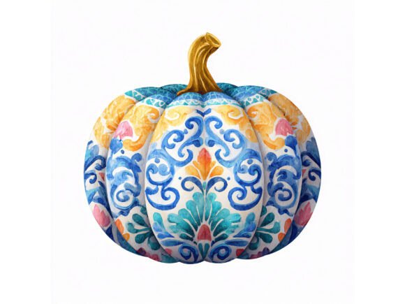 Download 14 JPG Pumpkin Watercolor Set - Jpg Collection