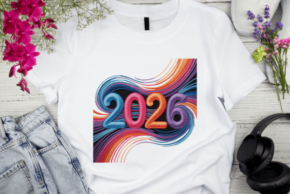 Download New Year 2026 Abstract Wavy Bright Lines - Lines Collection