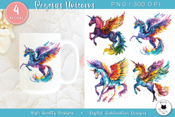Download Pegasus Unicorn Clipart | Mythical PNG - Pegasus Collection