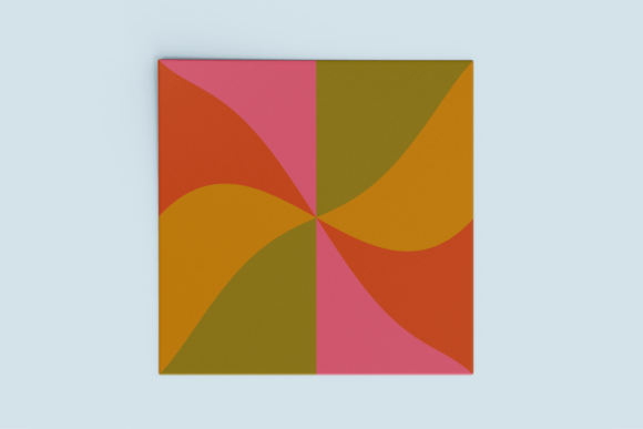 Download Groovy Wavy Lines in Retro 70s Design - Lines Collection