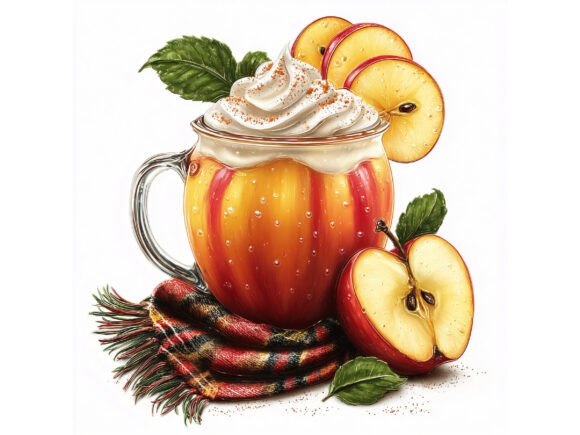 Download 12 JPG Apple Cider Watercolor Set - Jpg Collection