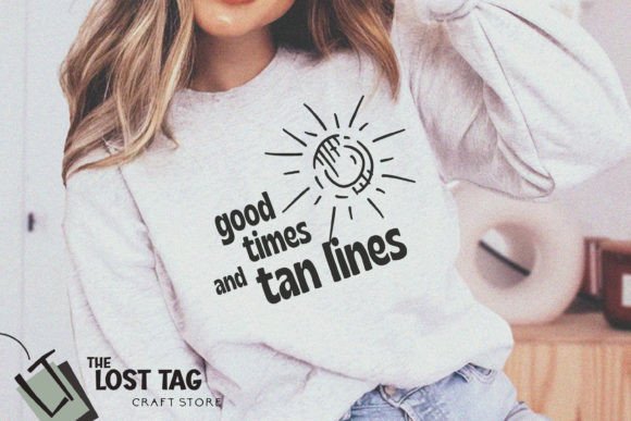 Download Good Times and Tan Lines Svg Png Retro - Lines Collection