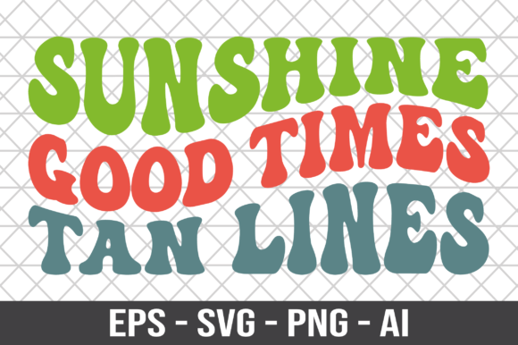 Download Sunshine Good Times Tan Lines Retro SVG - Lines Collection